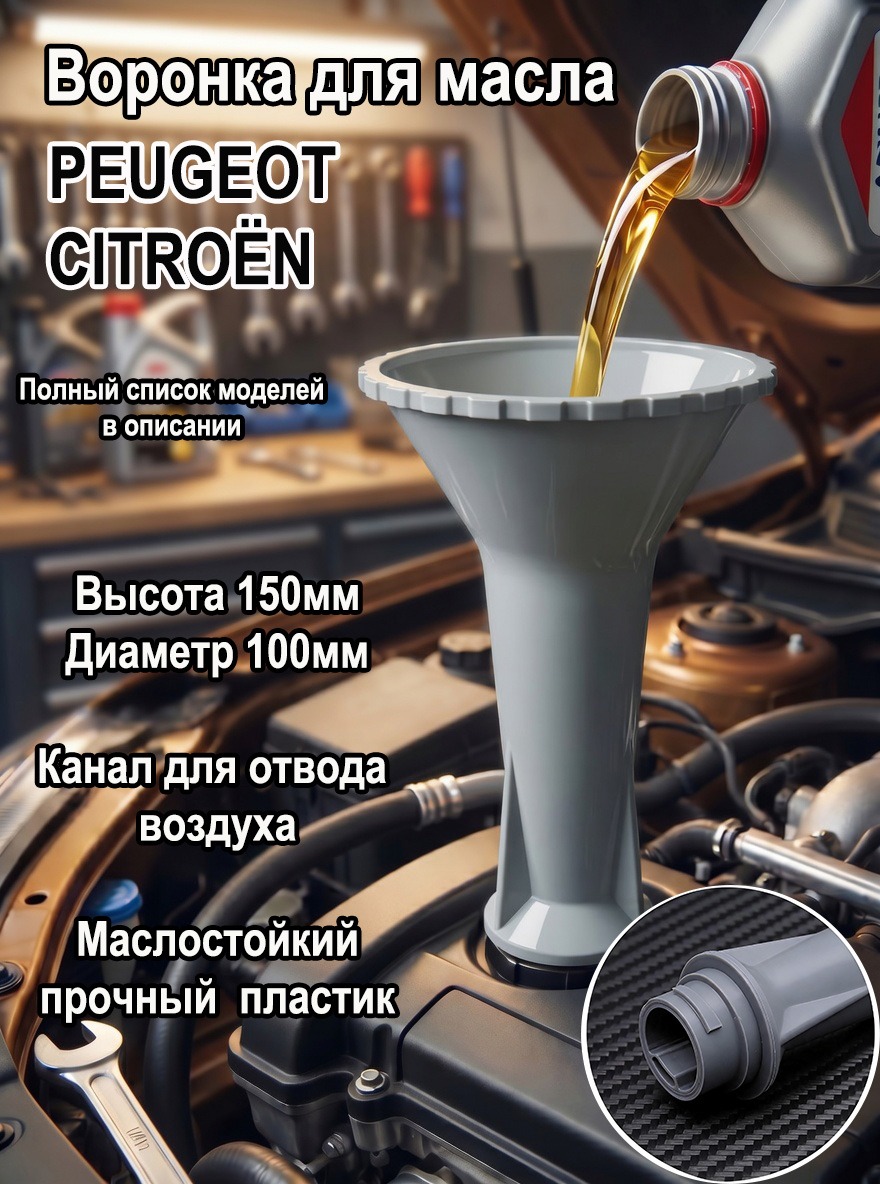Воронка для замены масла, воронка для масла, воронка автомобильная